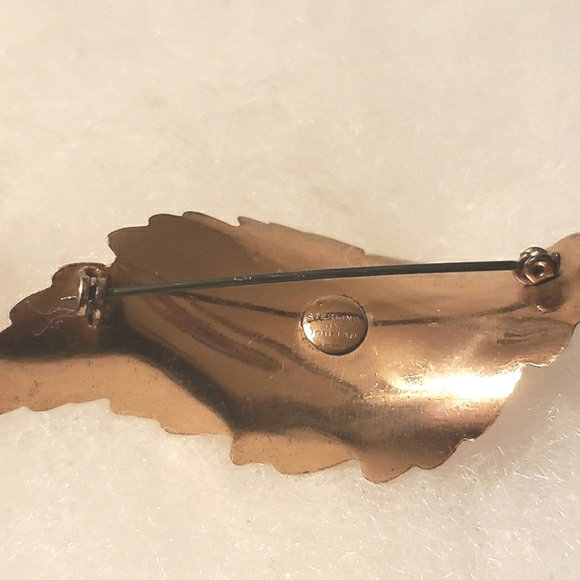 2 Designer Vintage Sterling Silver By JORDAN Brooches - Picture 5 of 7